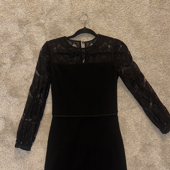 Tory Burch Elegant Black Lace Dress Fits Beautifully - Picture 3 of 5